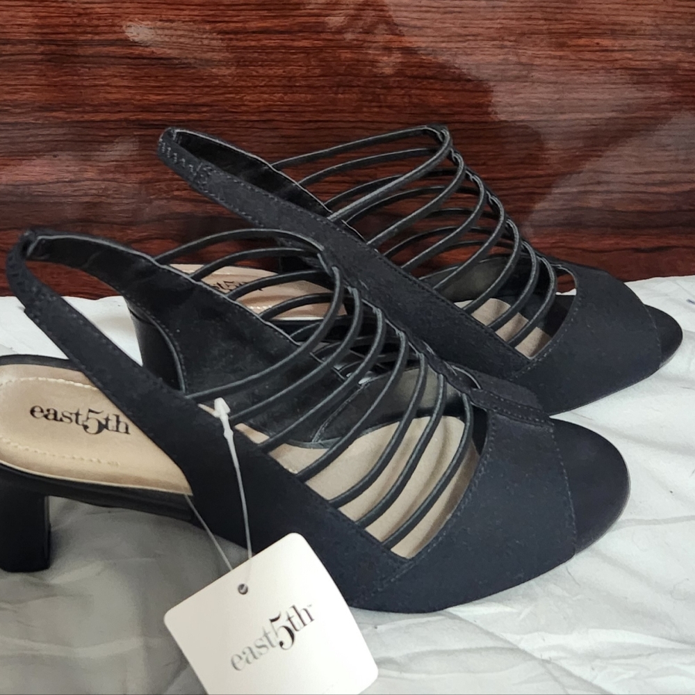 East 5th Black Heels